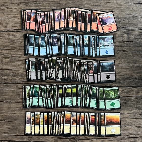 Magic the Gathering Bulk Set of 200 Lands - Picture 3 of 3